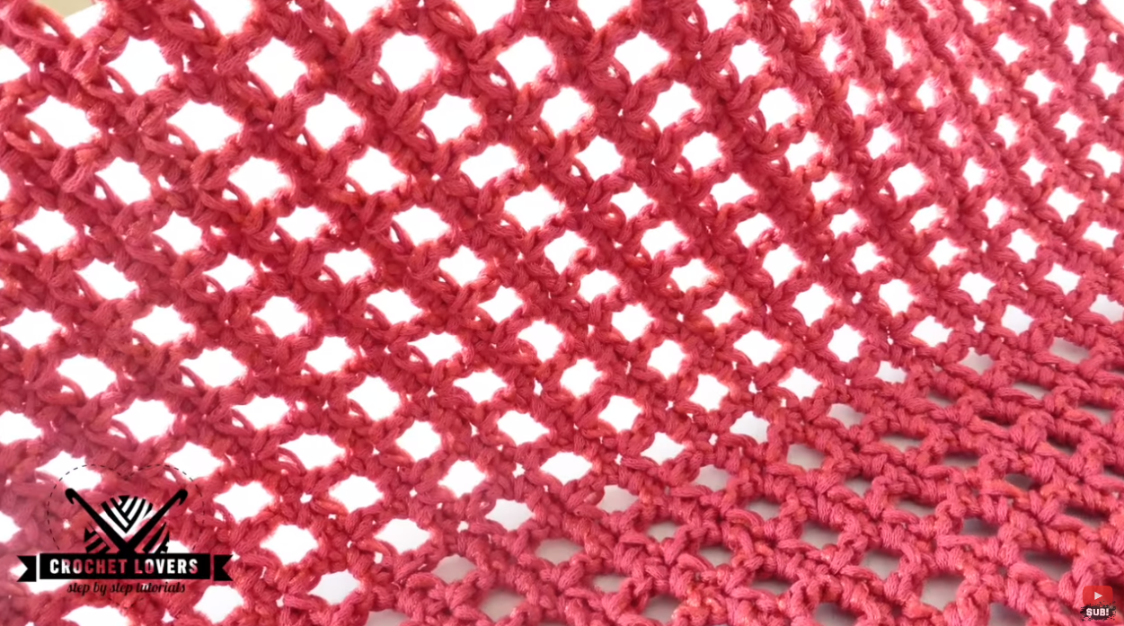 Crochet Easy Triangle Shawl Scarf – DIY Video Pattern Tutorial