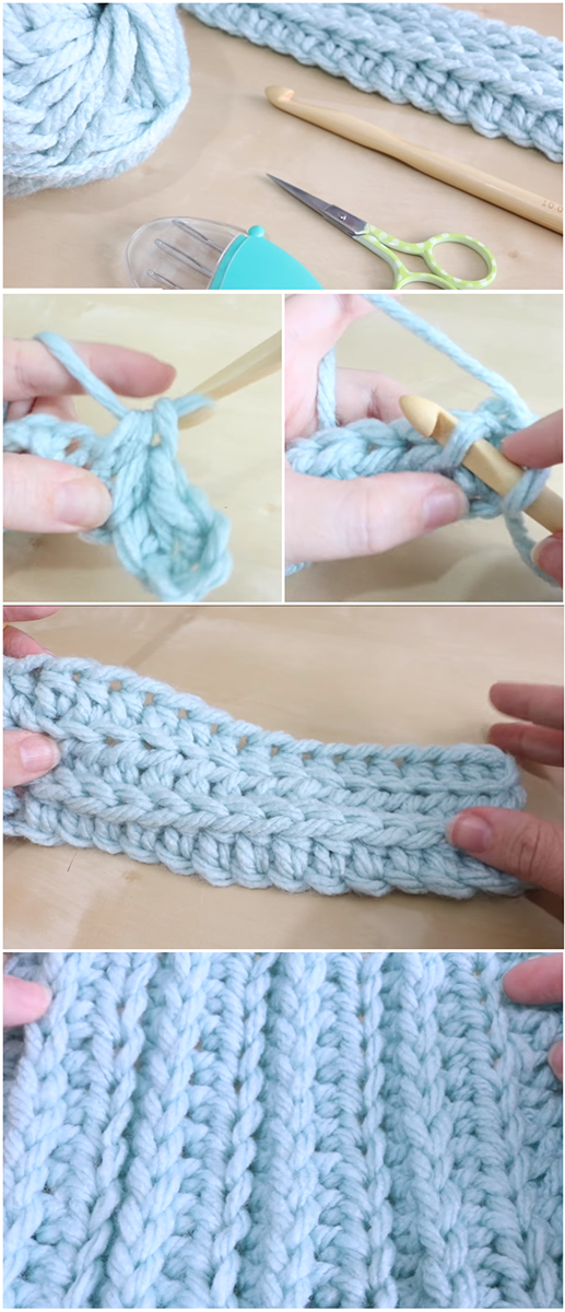 Crochet Knit Stitch – Easy Tutorial