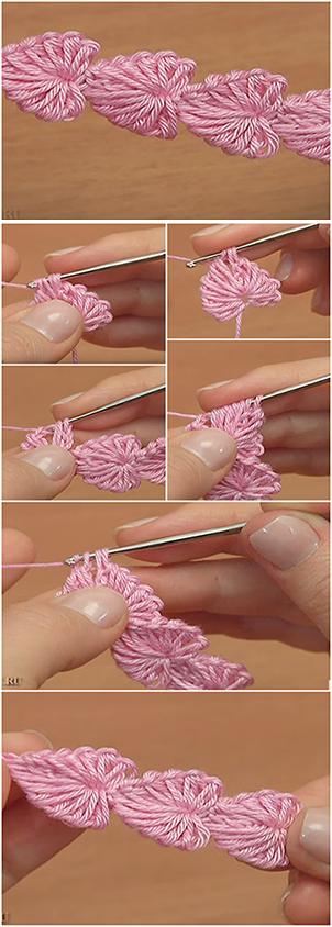 Crochet Mini Hearts String – Easy Tutorial