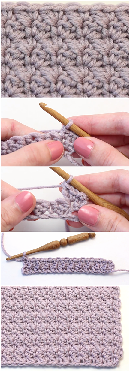 Crochet Modified Sedge Stitch – Easy Tutorial + Free Pattern