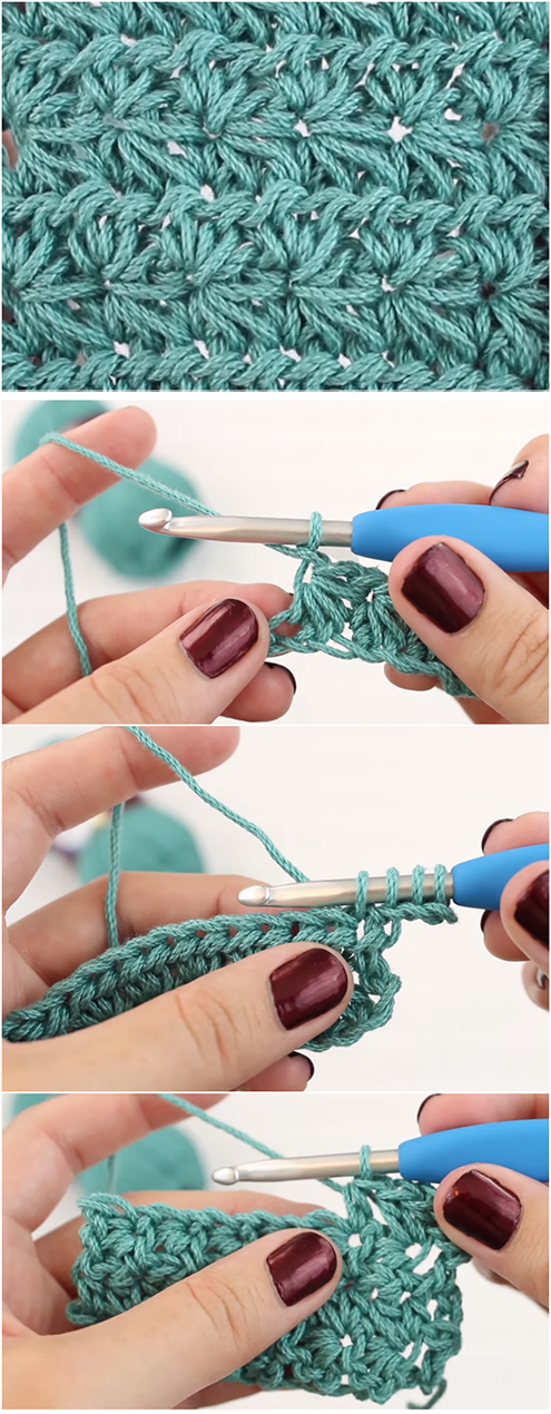 Crochet Star Stitch – Easy Tutorial