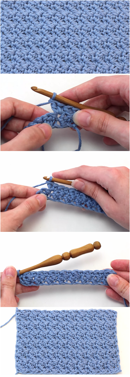 Crochet Suzette Stitch Easy Tutorial