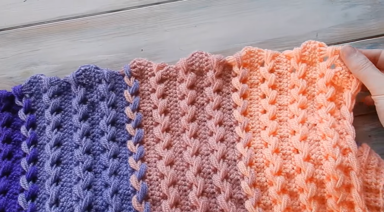 How To Crochet Loop Stitch Braid Baby Blanket – Easy Beginner Tutorial