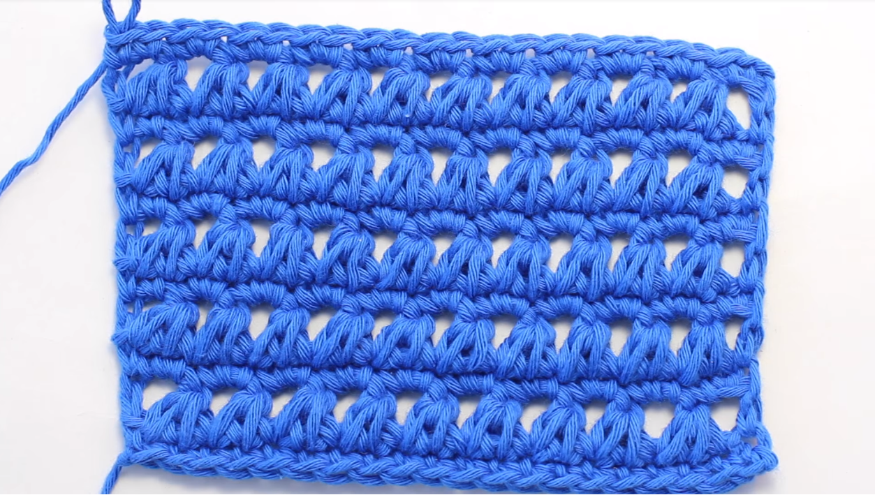 Crochet The Triangle Stitch Easy Tutorial