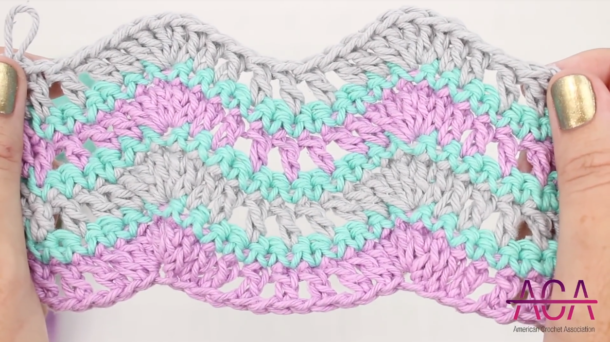 Crochet Simple Wave Stitch – Easy step by step Tutorial For Beginners