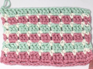 Crochet Block Stitch Baby Blanket Easy & Quick Tutorial + Free Pattern