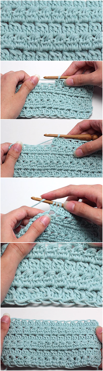 How To Crochet The Grit Stitch - Easy & Quick Tutorial For Beginners + Free Pattern