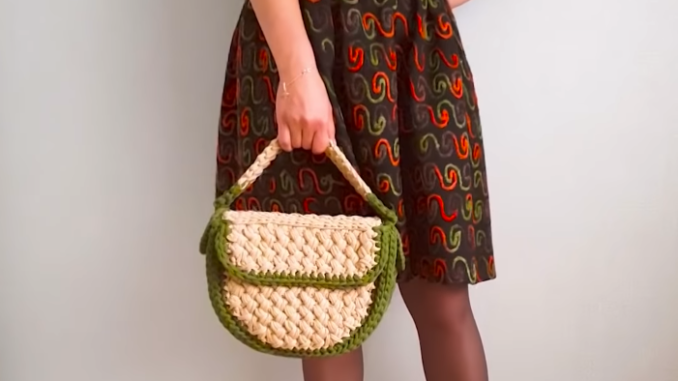 How To Crochet A Handbag | Crochet Project For Beginners