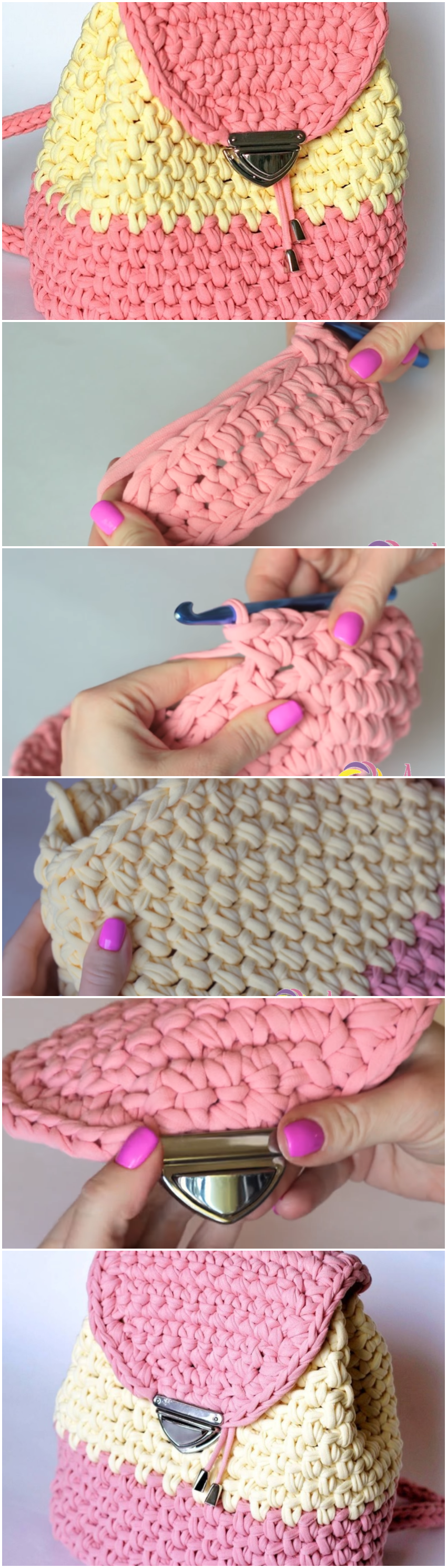 Crochet Backpack Tutorial