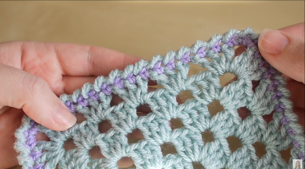 Crochet Crab Stitch Baby Blanket Tutorial