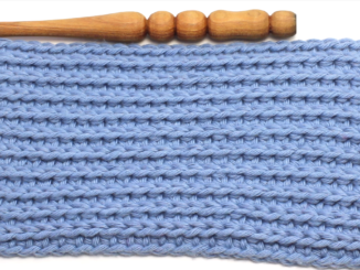 Crochet The Ribbing Stitch Baby Blanket Tutorial