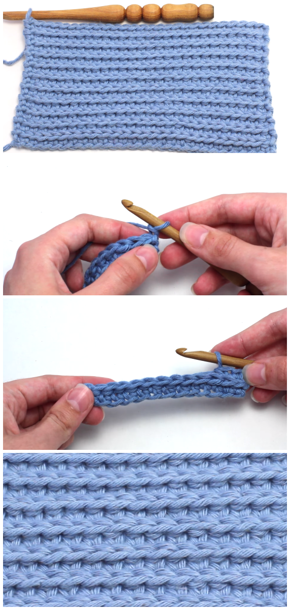Crochet The Ribbing Stitch Baby Blanket