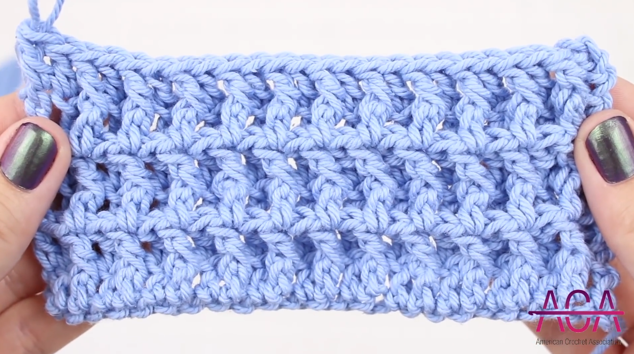 Crochet Waffle Stitch Baby Blanket Easy Tutorial