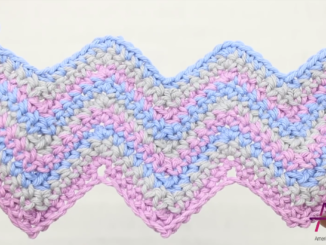 Crochet Simple Chevron Stitch Baby Blanket - Easy Tutorial