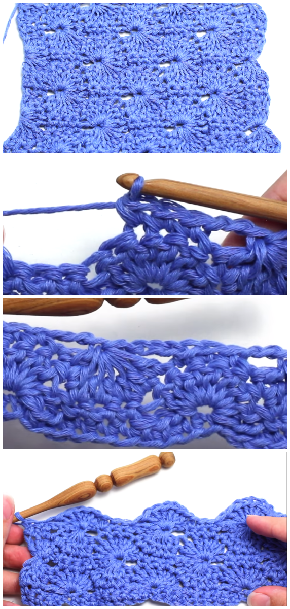 Crochet The Catherine Wheel Stitch Tutorial