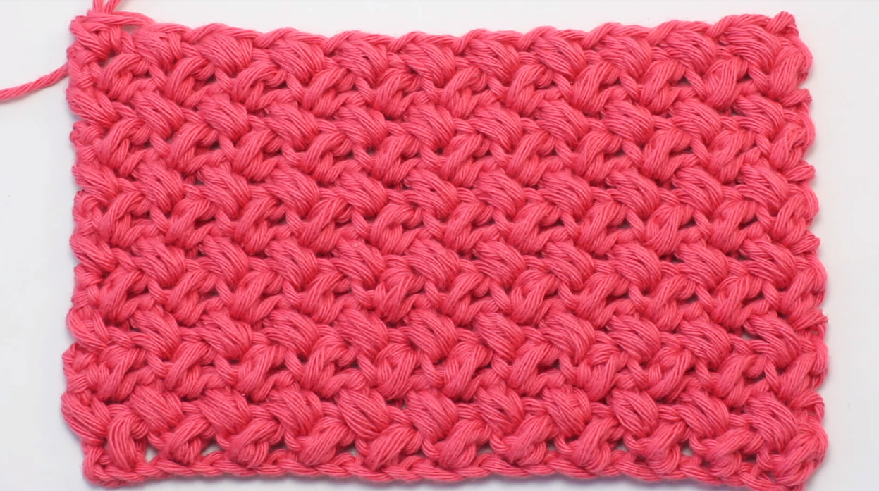 Crochet The Mini Bean Stitch Baby Blanket – Simple Step By Step Pattern Tutorial