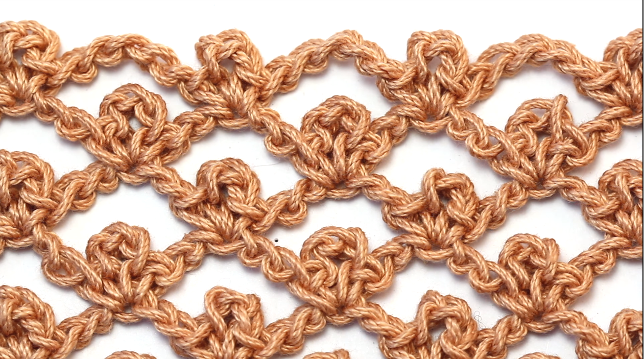 Crochet The Picot Trellis Stitch – Step By Step Video Tutorial + Free Pattern