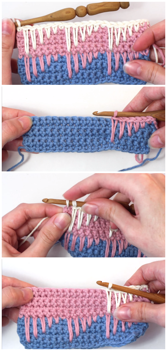 How To Crochet The Spike Stitch Tutorial