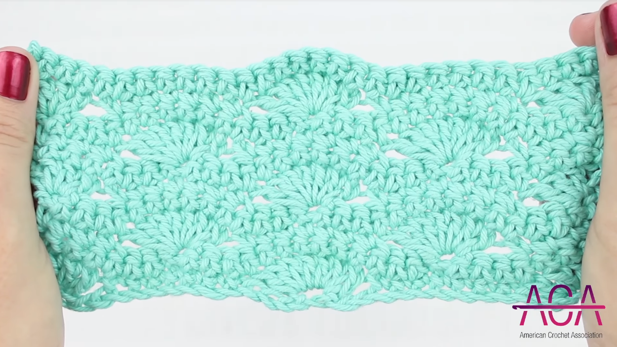 Crochet Wavy Shell Stitch – Easy Tutorial
