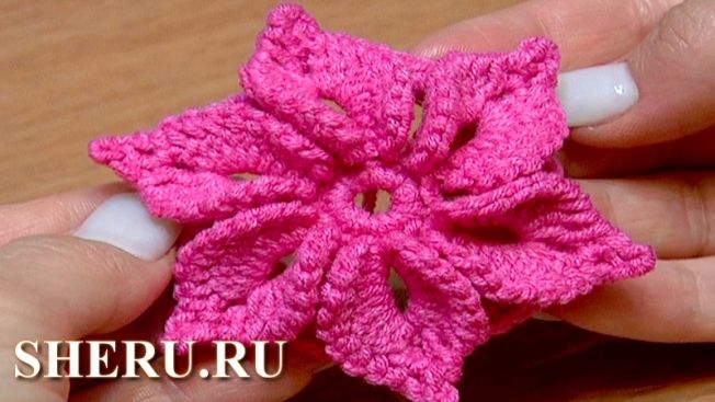 Crochet 3D Flowers Pattern – Free Tutorial For Crocheting Beautiful Spring Projects And Ideas