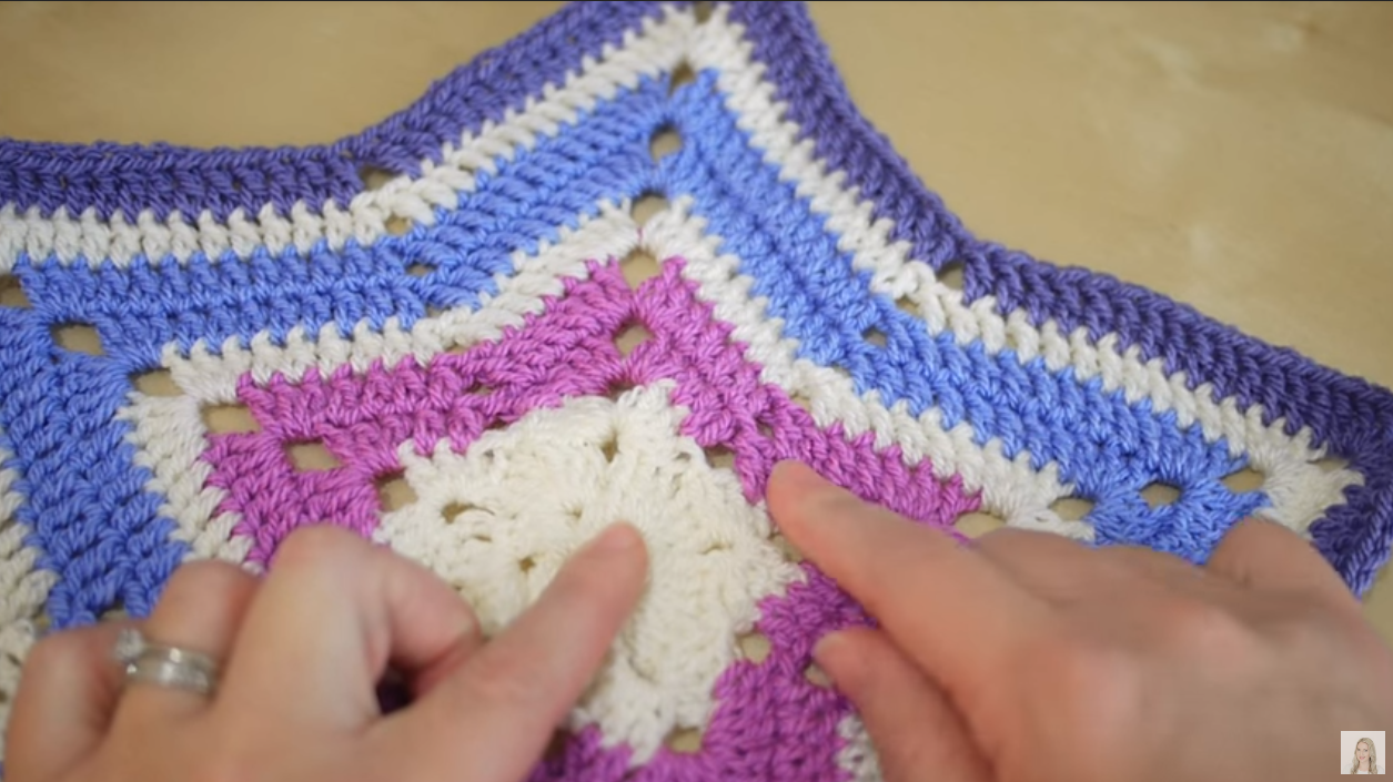 Crochet Star Baby Blanket – Free Video Tutorial For Easy Pattern (Works For Afghans) – Let’s Grab Yarns And Go