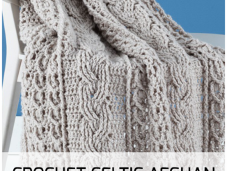Crochet Celtic Afghan Baby Blanket - Free Pattern