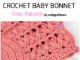 Crochet Baby Bonnet Free Pattern