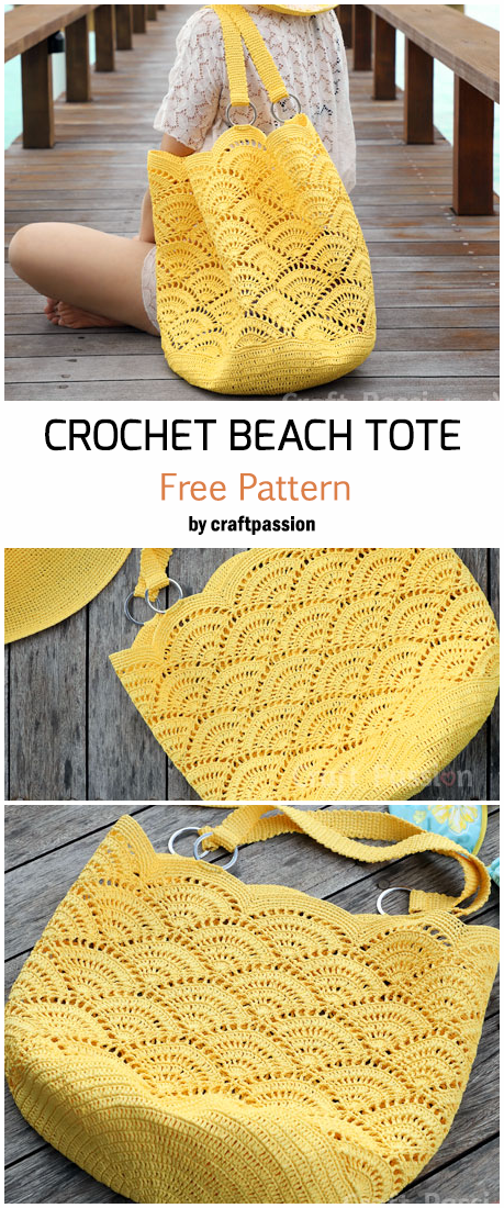 Crochet Beach Tote – Free Pattern