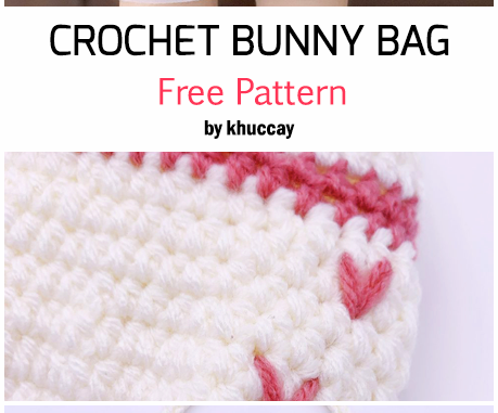 Crochet Cute Bunny Bag - Free Pattern