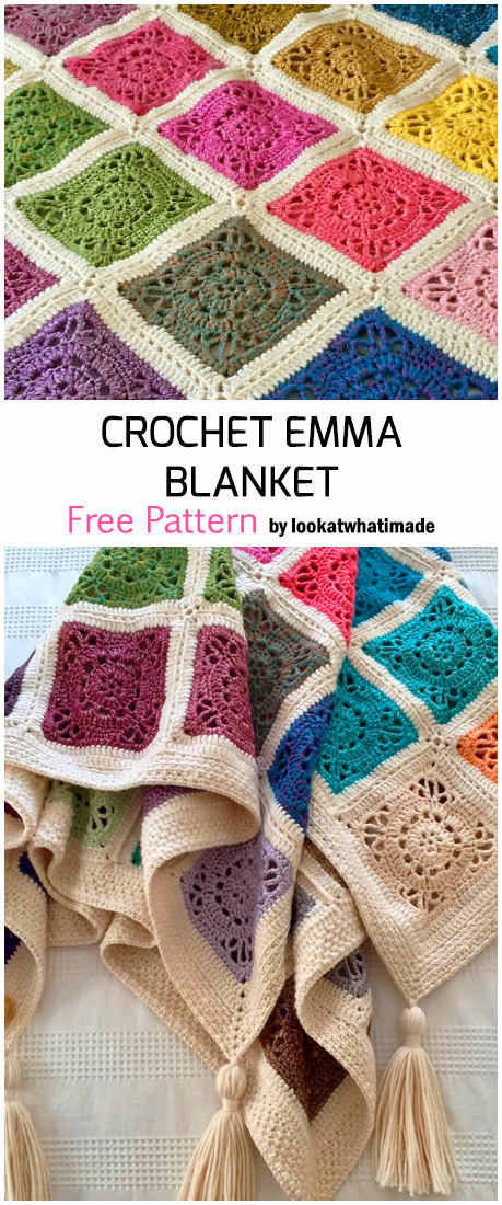 Crochet Emma Blanket – Free Pattern