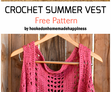 Crochet Summer Vest - Free Pattern