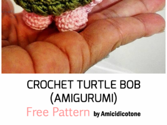 Crochet Amigurumi Turtle Keychains - Free Patterns
