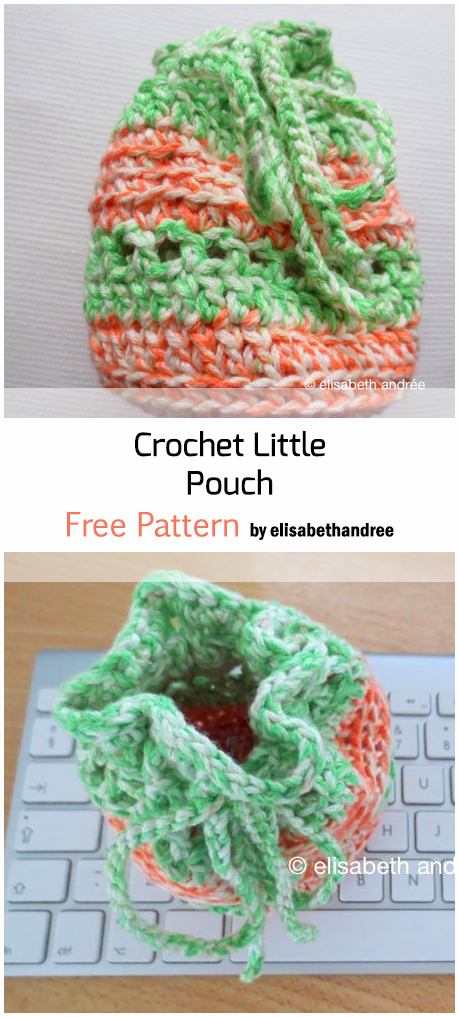 Crochet A Little Pouch - Free Pattern