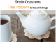 Crochet Farmhouse Style Coasters - Free Pattern