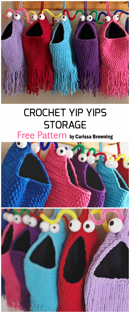 Crochet Yip Yips Storage