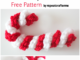 Crochet Easy Christmas Candy Canes - Free Pattern