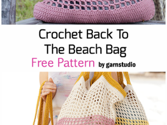 Crochet Back To The Beach Bag - Free Pattern