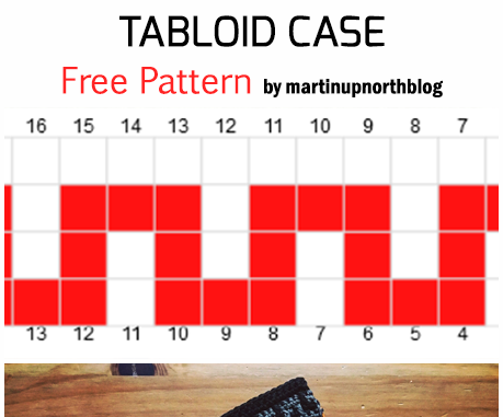 Crochet Mosaic Tabloid Case - Free Pattern