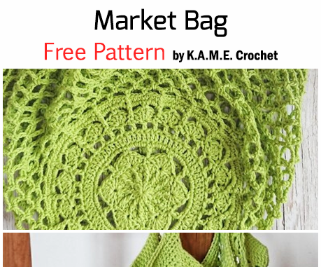 Crochet Sakura Market Bag - Free Pattern