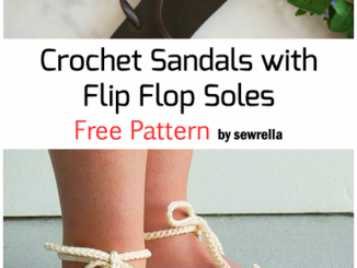 Sandals with Flip Flop Soles - Free Pattern