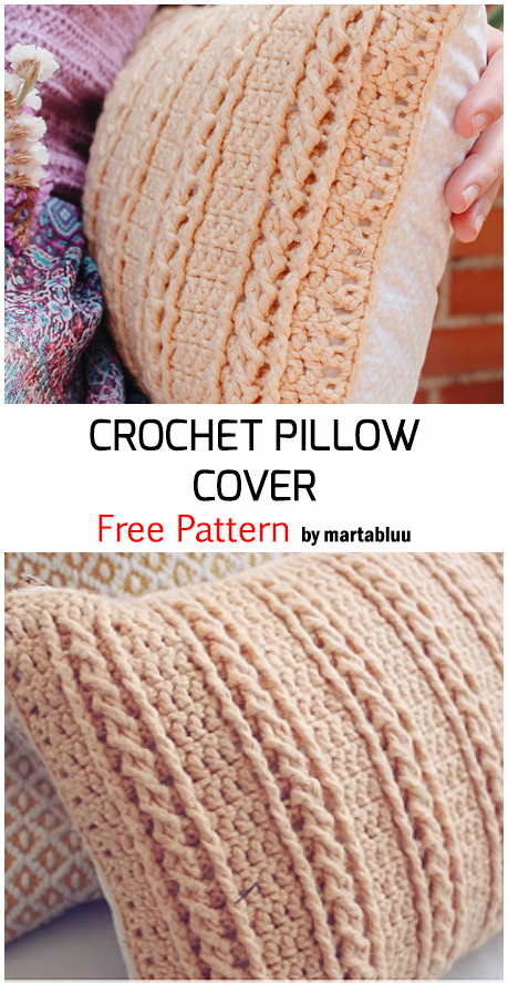 Crochet Pillow Cover - Free Pattern