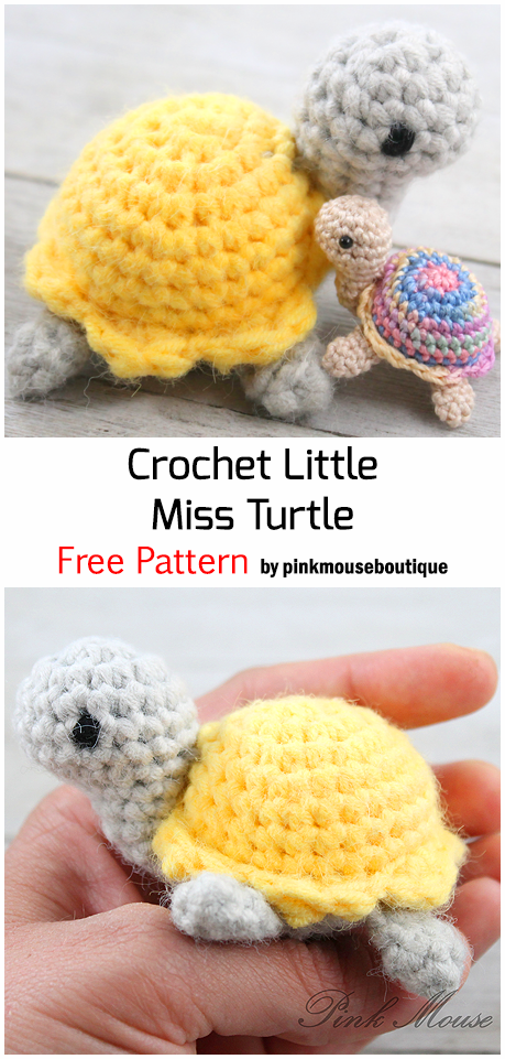 Crochet Little Miss Turtle – Free Pattern
