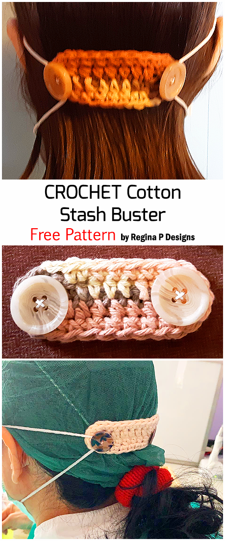 Crochet Cotton Stash Buster - Free Pattern