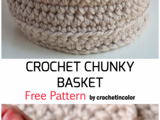 Crochet Chunky Basket - Free Pattern