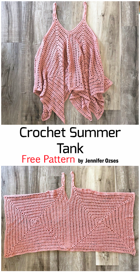 Crochet Summer Tank - Free Pattern
