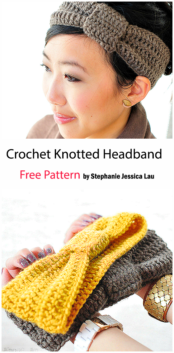 Crochet Knotted Headband – Free Pattern