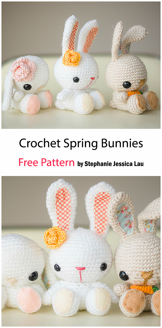Crochet Spring Bunnies – Free Pattern