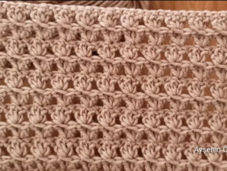 How To Crochet Cascade Stitch Baby Blanket - Free Pattern For Beginners